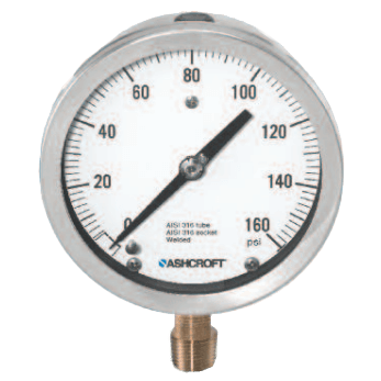 Ashcroft Stainless Steel Gauge, 1009 4.5" & 6"